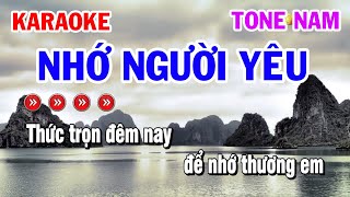 Karaoke Nhớ Người Yêu Nhạc Sống Rumba Dễ Hát Karaoke Phan Cò [upl. by Eisenhart]