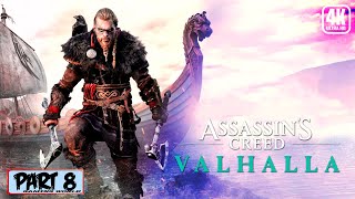 Assassins Creed Valhalla Walkthrough Gameplay  Part 8 [upl. by Hilarius]