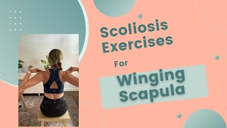 Exercises for a winging scapula with scoliosis [upl. by Assyn]