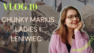 Raport z dziergania  Ingrid sweater Chunky Marius i LENIWIEC ​ VLOG 10 [upl. by Ateekal]