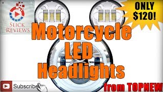 Does It Suck Cheap LED Motorcycle Headlight TOPNEW [upl. by Brigida]