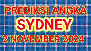 PREDIKSI ANGKA MAIN SDY HARI INI 2 NOVEMBER 2024 [upl. by Fevre]