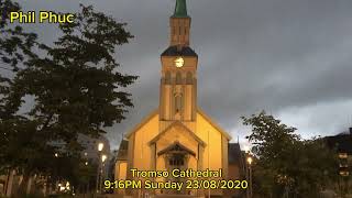 Part 54  Tromso Cathedral Tromso  Norway  Sunday 23082020TromsoNorway [upl. by Nannette]