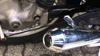 BMW R100  Megaphone exhaust [upl. by Utham]