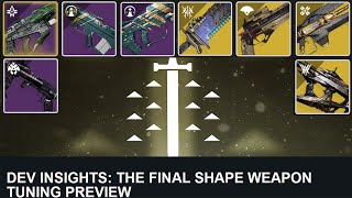 Weapons to get for The Final Shape Buffs and some nerfs [upl. by Zoie]