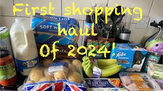 First shopping haul of the year  Uber groceries [upl. by Yniatirb]