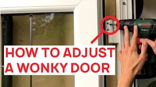 How to fix and adjust a UPVC door [upl. by Ynohtnanhoj]