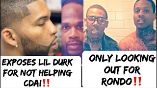 600 Breezy Exposed Lil Durk amp Others For Not Looking Out For Cdai amp Only Helping Rondonumbanine [upl. by Diehl]