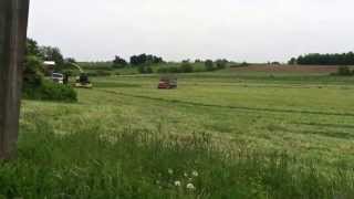 John Deere 6850 Chopping Haylage [upl. by Lebasiairam]