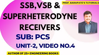 SSBVSB amp SUPERHETERODYNE RECEIVER [upl. by Horatius360]