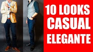 10 Outfits Casual Elegante  Smart Casual [upl. by Drofiar920]