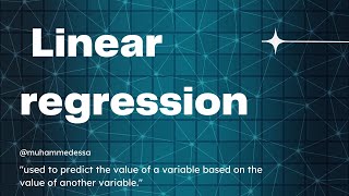 9 Linear regression Supervised machine learning [upl. by Otilrac251]