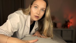 ASMR Chiropractor Tucks You In Crispy Sheets Body Adjustments Massage Face Touching Roleplay [upl. by Piks]