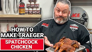 How To Make Traeger Spatchcock Chicken  Ace Hardware [upl. by Wylie]