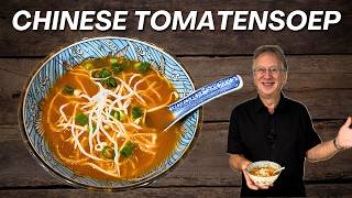 Hoe maak je Chinese tomatensoep recept zoals van de afhaalchinees [upl. by Jacoby724]