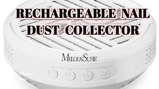 MelodySusie SProR Cordless amp Rechargeable Nail Dust Collector  Review [upl. by Aissela]