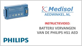 Batterij voor de Philips HS1 AED vervangen [upl. by Armond]