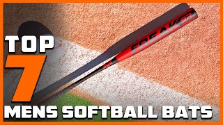 Best Mens Softball Bats for Power and Performance [upl. by Rodmann]