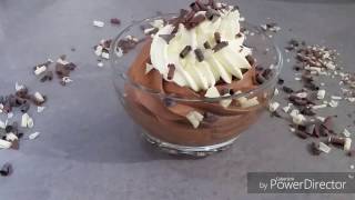 Recette de la Mousse Au Chocolat facon liégeois [upl. by Ahsienroc]