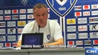 Laprès SC Bastia AC Ajaccio  Hantz quotJai appelé Alain Orsoniquot [upl. by Hajed448]