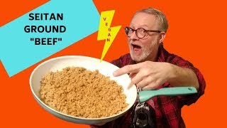 KETO SEITAN GROUND quotBEEFquot DELICIOUS HIGH PROTEIN VEGAN CRUMBLES [upl. by Loma]