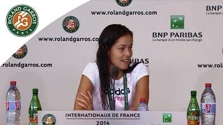 Press conference Ana Ivanovic 2014 French Open R1 [upl. by Benoite]