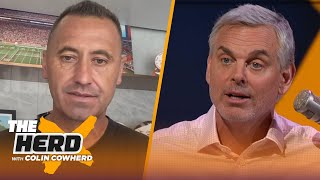 Steve Sarkisian on preparing for Texas vs Michigan Leadership LSU vs USC  CFB  THE HERD [upl. by Aihsenyt]