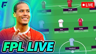 FPL DEADLINE STREAM LIVE ⏰ MAKING 3 TRANSFERS TEAM NEWS [upl. by Lodovico]