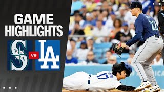 Mariners vs Dodgers Game Highlights 81924  MLB Highlights [upl. by Nolana700]