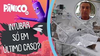 Dr Zeballos fala sobre DIFERENÇA DE EFICÁCIA ENTRE INTUBAÇÃO E TRATAMENTO AMBULATORIAL [upl. by Llerret992]