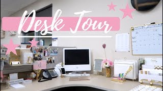 DESK TOUR DECOR  ORGANIZATION  DESIREE ESTRADA [upl. by Akenehs762]