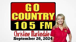 Christine Martindale on GO Country 105 Los Angeles [upl. by Attey161]