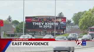 Washington Bridge billboards criticize RI lawmakers [upl. by Terrab604]