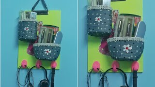 DIY Makeup amp Stationery organizer  Room Organization Ideas [upl. by Ahseyi]