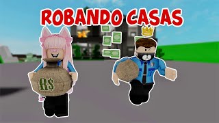 🤣Robando casas vestidos de policías con YoSoyLoki en Brookhaven 😆Roblox [upl. by Nalod484]