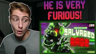 DOOR JAM FNAF SONG quotSalvaged Ragequot ANIMATED  REACTION [upl. by Panter894]