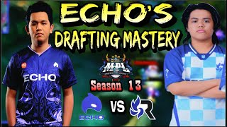 ECHOs Drafting Mastery SHOCKS RSG  ECHO vs RSG W5D3  MPL PH S13 Analysis [upl. by Llenwahs517]