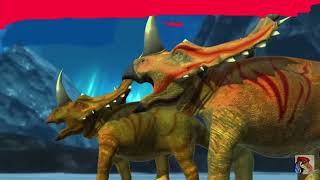 Rubeosaurus VS Carnotaurus Battle 37 🏆🏆 [upl. by Bamby]