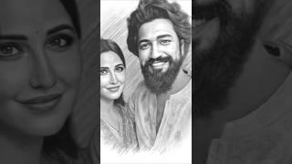 Free sketch available only my subscribers 🤌vickykaushal katrinakaif vickat vickydonor [upl. by Zelten]