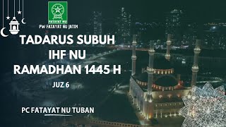 IHF NU TADARUS ALQURAN JUZ 6 PC FATAYAT NU TUBAN [upl. by Mcgannon704]