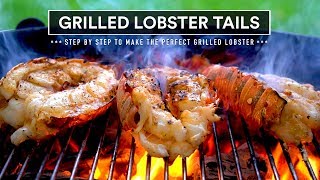 Grilled LOBSTER TAIL with Seasoned Butter for LOBSTER Rolls [upl. by Chlores]