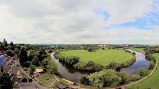 360 flight over Ross on Wye [upl. by Platon679]