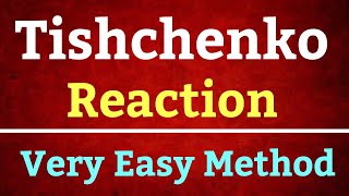 Tischenko Reaction with Mechanism in Hindi  Very Easy Method [upl. by Brosine525]