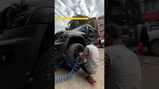 Thar Roxx Alloy wheels Upgrade 🔥  Mercedes alloys in thar roxx🔥  Modified Cars Tamil [upl. by Adner]