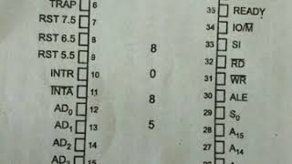 8085 Pin configuration in Tamil  Microprocessor and Microcontroller [upl. by Pickar441]