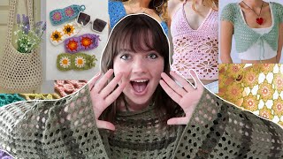 50 easy crochet project ideas for SUMMER with free patterns beginner friendly [upl. by Russ981]