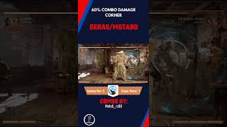 Mortal Kombat 1 GerasMotaro 60 corner Combo [upl. by Silda]