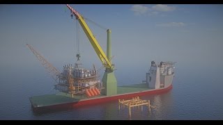 Capabilities crane vessel Bokalift [upl. by Anatolio]