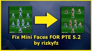 pes 2017  OPTION FILES TO Fix Mini Faces FOR PTE 52 quotcompatible with CSL  MLS quotby rizkyfz [upl. by Yusuk]