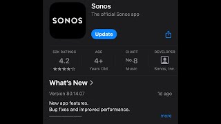 New Sonos App Update 801407  New Speaker Update 165  Whats New [upl. by Aicinod545]